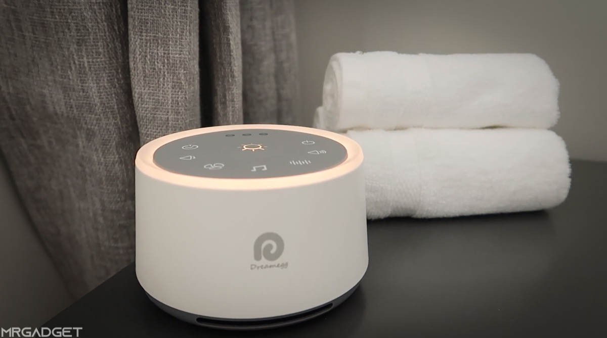 Reviewing the dream egg white noise machine in person
